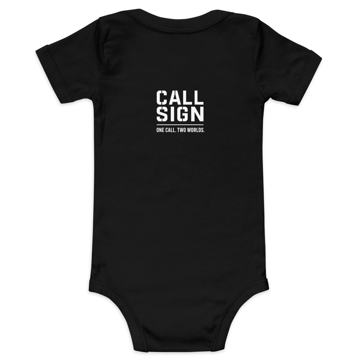 You Call Him Officer I Call Him Dad onesie back print, law enforcement family shirt, Call Sign Gear